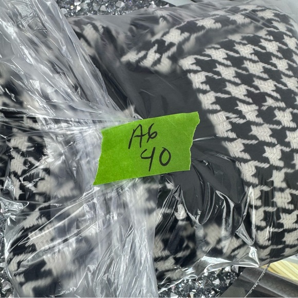 Précis blazer Chic Houndstooth Blazer pockets black white luxe - Picture 8 of 9
